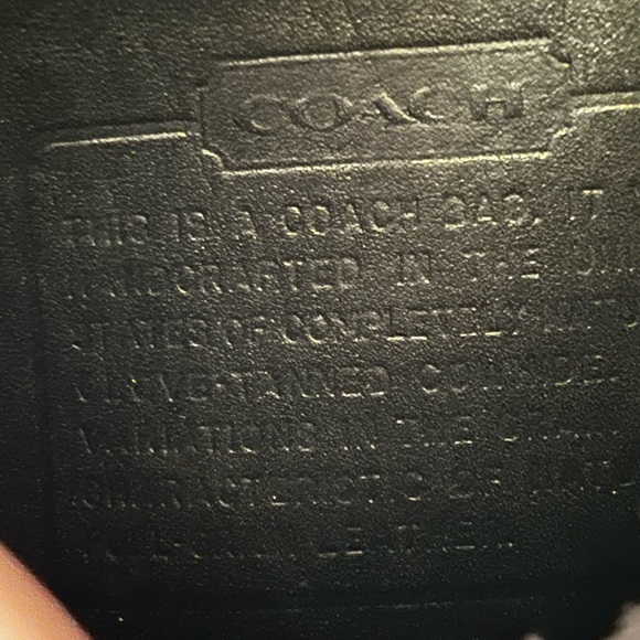 Authentic Vintage black leather Coach crossbody handbag - Picture 8 of 16
